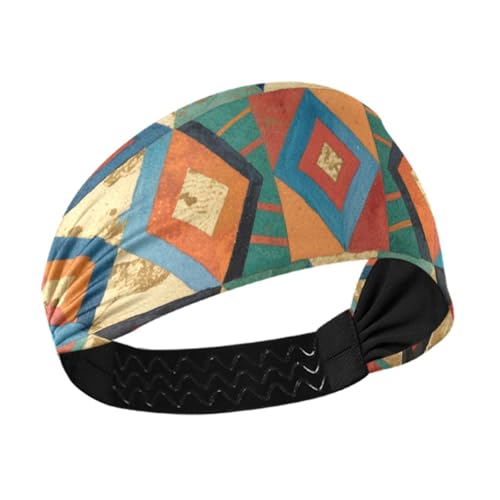 Böhmisches buntes kühlendes Sport-Stirnband, dehnbare Haarbänder zum Wandern, für den täglichen Gebrauch, Waschen und Wandern von Yoogain