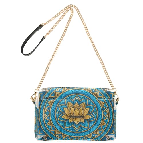 Bohemian Mandala Flower Crossbody Taschen für Frauen Veganes Leder Crossbody Geldbörse Reißverschluss Schultertasche Handtasche Bohemian Mandala Flower Crossbody Taschen für Frauen Veganes Leder Crossbody Geldbörse Reißverschluss Schultertasche Handtasche von Yoogain