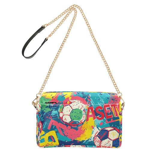 Bunte Sport-Umhängetasche für Damen, veganes Leder, Umhängetasche, wasserdicht, Umhängetasche für Damen von Yoogain