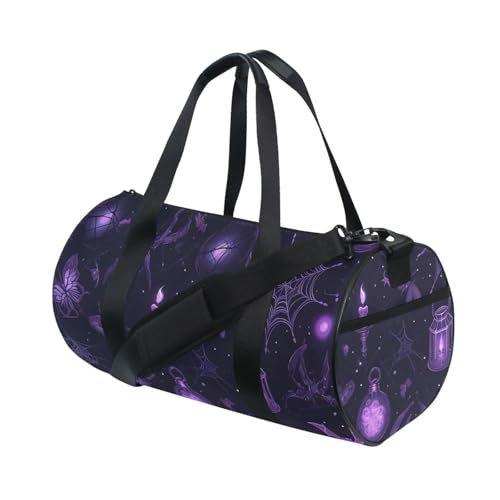 Dark Wind Vampir Spinnennetz Mystery Purple Persönliche Gegenstände Reisetasche Weekender Bag Trekking Wasserdicht von Yoogain