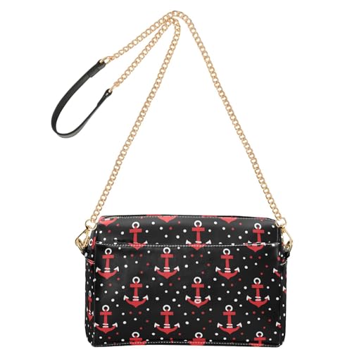 Kleine Crossbody-Tasche für Damen, veganes Leder, gepunktet, wasserdicht, Schultertasche für Damen von Yoogain