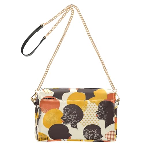 Moderne Crossbody-Tasche für Damen, Cartoon-Kunst, veganes Leder, Umhängetasche, wasserdicht, Damen-Schulterhandtaschen von Yoogain