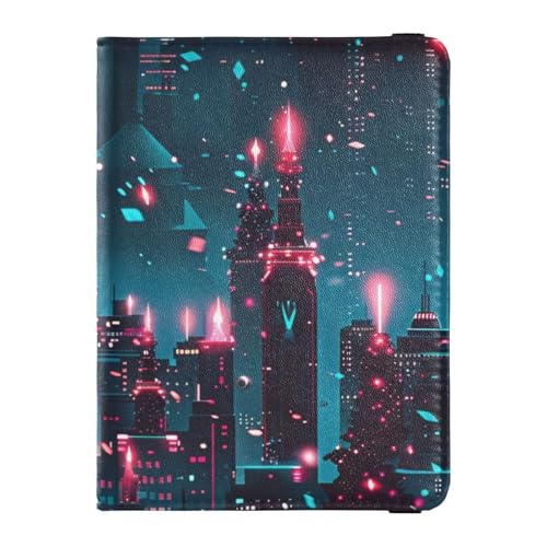 Personalisierbare Jingle Bells für Weihnachten, Leder, Reisepasshülle, Ausweis, Impfkartenhalter, Geldbörse, leicht, Jingle Bells für Weihnachten, 1 size von Yoogain