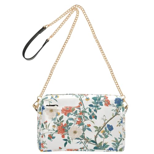 Schöne Frühlingsblumen-elegante Umhängetasche für Damen, veganes Leder, Umhängetasche, wasserdicht, Handtasche für Reisen Schöne Frühlingsblumen-elegante Umhängetasche für Damen, veganes Leder, Umhängetasche, wasserdicht, Handtasche für Reisen von Yoogain