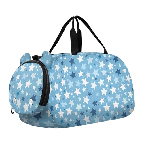 Stars Duffel Turnbeutel mit Schuhfach Multifunktionale Weekender Übernachtungstanztasche für Jungen und Mädchen von Yoogain