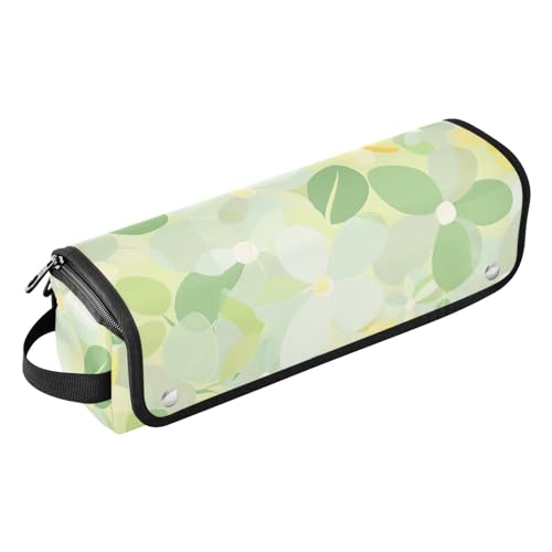 Yoogain 2-in-1-Haar-Werkzeug-Organizer mit hitzebeständigem Pad, wasserdichter Lockenstab Reiseetui für heiße Werkzeuge, Lockenstab und Glätteisen, Volumizer Styler, milde und frische Blume von Yoogain