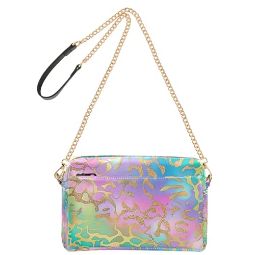 Yoogain Bunte Marmorstein-Umhängetasche für Damen, veganes Leder, Damen-Geldbörse, wasserdicht, Schulterhandtaschen für Damen von Yoogain