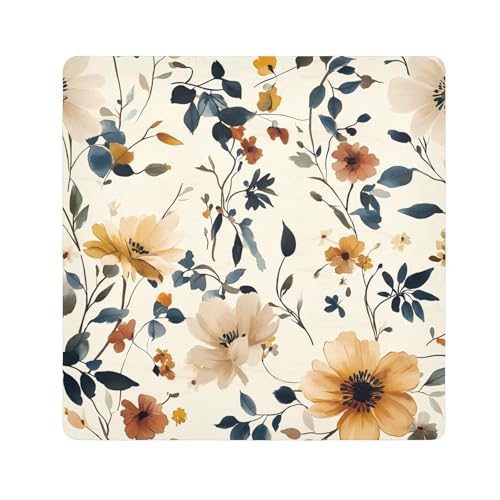 Yoogain CeiboMakeup Reisetasche mit argentinischen Blumen, selbstklebend, Kosmetik-Organizer, 55 x 55 cm, für Organisation, Argentinische Blumen-Ceibo, 21.7x21.7in von Yoogain