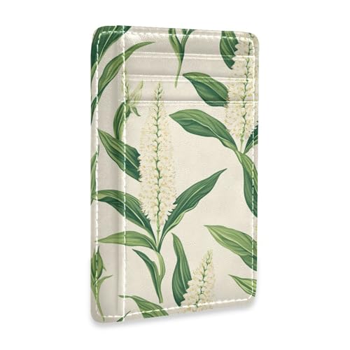 Yoogain Damen-Geldbörse aus Leder, schmal, mit Geldschlitz, RFID-blockierend, für Damen und Herren von Yoogain