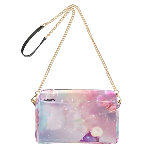Yoogain Dreamy Butterflies bunte Umhängetasche, kleine Umhängetasche für Damen, veganes Leder, Croos, Umhängetasche, Handtasche mit Reißverschluss Yoogain Dreamy Butterflies bunte Umhängetasche, kleine Umhängetasche für Damen, veganes Leder, Croos, Umhängetasche, Handtasche mit Reißverschluss von Yoogain