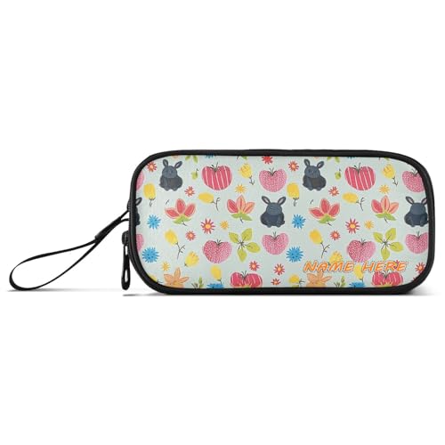 Yoogain Federmäppchen aus Nylon, mit Reißverschluss, hohe Kapazität, für Teenager, Schreibwaren, Organizer für Büro, Jugendliche von Yoogain