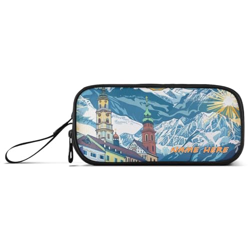 Yoogain Federmäppchen aus Nylon mit hoher Kapazität, für Teenager, Schreibwaren-Organizer für elementare Teenager, personalisierbar, personalisierbar von Yoogain