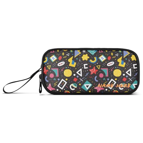 Yoogain Federmäppchen mit buntem Grafik, Nylon, großes Fassungsvermögen, Federmäppchen für Schule, Schreibwaren, Organizer für Schulmädchen von Yoogain