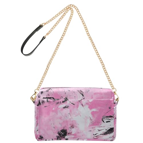 Yoogain Geometrische Abstraktion Pfirsich-Umhängetaschen für Damen, veganes Leder, Croos-Body Geldbörsen, Reißverschluss, Damen-Schulterhandtaschen Yoogain Geometrische Abstraktion Pfirsich-Umhängetaschen für Damen, veganes Leder, Croos-Body Geldbörsen, Reißverschluss, Damen-Schulterhandtaschen von Yoogain