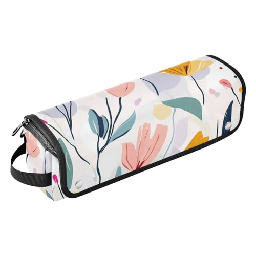Yoogain Haar-Werkzeug-Reisetasche mit hitzebeständigem Polster, abnehmbares Haarstyling-Zubehör, Organizer für heiße Werkzeuge, Lockenstab und Glätteisen, Haarvolumizer, Frühlingsblumen, Kunst, helle von Yoogain