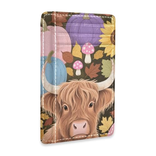 Yoogain Kleine Damen-Geldbörse aus Leder mit Ausweisfenster, RFID-blockierend, für Damen und Herren von Yoogain