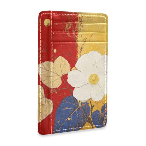 Yoogain Kleine schlanke Geldbörse aus Leder mit Geldklammer, RFID-blockierend, Kreditkartenschutz für Damen und Herren von Yoogain