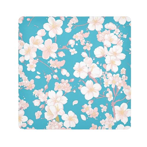 Yoogain Kosmetiktasche für Kamera-Objektiv, Schutztasche, Organizer, 55 x 55 cm, Rosa / Blau, Rosa Blau Blumen, 21.7x21.7in von Yoogain