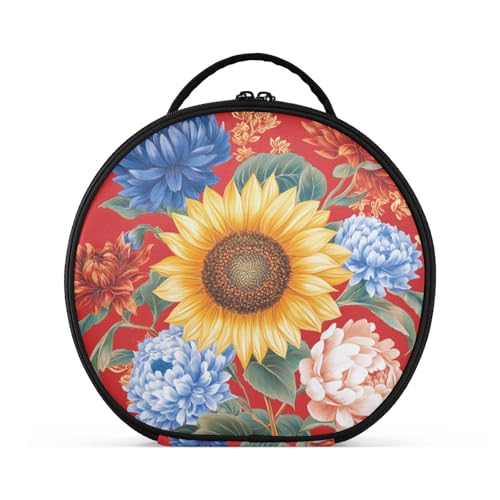 Yoogain Kulturbeutel mit Fächern und Griff, Essentials, Kulturbeutel für Damen, mit verstellbaren Trennwänden, 27,9 cm von Yoogain