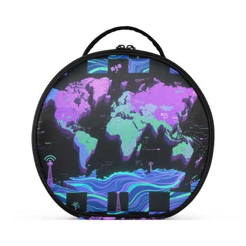 Yoogain Kulturbeutel mit Fächern und Griff, stilvolle Kosmetiktasche für Damen, mit verstellbaren Trennwänden, 27,9 cm Yoogain Kulturbeutel mit Fächern und Griff, stilvolle Kosmetiktasche für Damen, mit verstellbaren Trennwänden, 27,9 cm von Yoogain