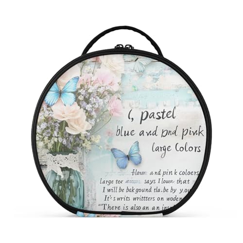 Yoogain Make-up-Tasche, vertikal, freistehend, große Kosmetiktasche für Damen, mit verstellbaren Trennwänden, 27,9 cm Yoogain Make-up-Tasche, vertikal, freistehend, große Kosmetiktasche für Damen, mit verstellbaren Trennwänden, 27,9 cm von Yoogain