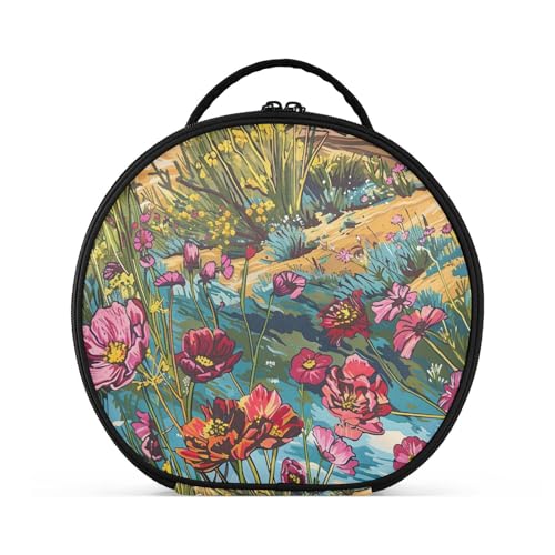 Yoogain Make-up-Taschen in Reisegröße, Zubehör, Essentials Make-up-Tasche für Damen, mit verstellbaren Trennwänden, 27,9 cm von Yoogain