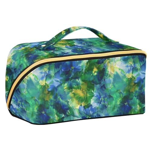 Yoogain Mystery Flowers Kulturbeutel mit Trennwänden, stilvolle Make-up-Tasche für Damen, Reisegröße, Zubehör Yoogain Mystery Flowers Kulturbeutel mit Trennwänden, stilvolle Make-up-Tasche für Damen, Reisegröße, Zubehör von Yoogain