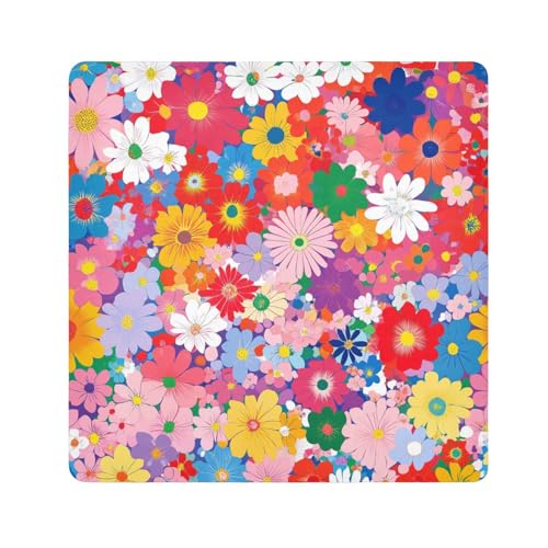 Yoogain Personalisierbare Reisetaschen für Eltern, schöne Blumen, Kamera-Objektivtuch, schützende Reise-Kulturbeutel, Organizer, 55 x 55 cm, Kosmetik-Organizer für Reisen, Schöne Blumen für den von Yoogain