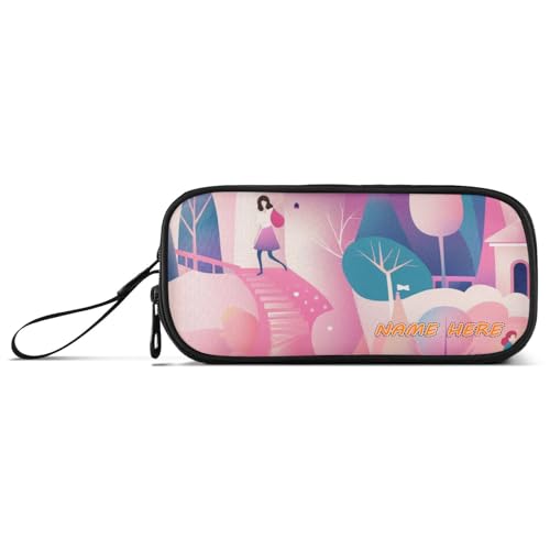 Yoogain Personalisierbares Federmäppchen mit Feen-Motiv, Pfirsichkasten, Nylon, großes Federmäppchen, hohe Kapazität, Schlitz, Schreibwaren für High School Mädchen Yoogain Personalisierbares Federmäppchen mit Feen-Motiv, Pfirsichkasten, Nylon, großes Federmäppchen, hohe Kapazität, Schlitz, Schreibwaren für High School Mädchen von Yoogain