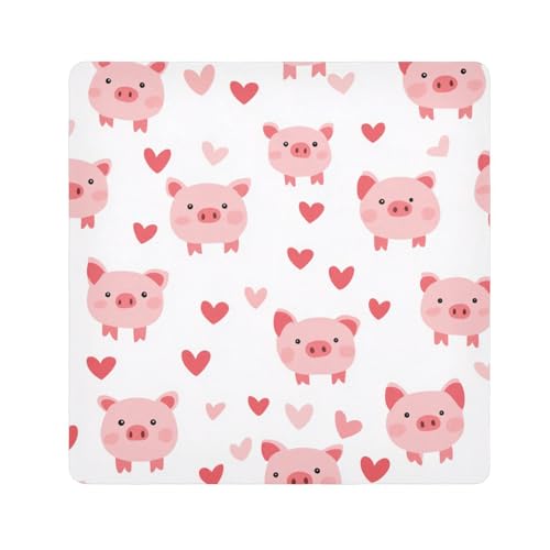 Yoogain Personalisierbares Make-up-Tasche mit Aufschrift "Happy Valentine's Day", Cartoon-Schwein, weiß, selbstklebend, Reisetasche, Organizer, Verpackung, 55 x 55 cm, für Damen, Happy Valentine's Day Yoogain Personalisierbares Make-up-Tasche mit Aufschrift "Happy Valentine's Day", Cartoon-Schwein, weiß, selbstklebend, Reisetasche, Organizer, Verpackung, 55 x 55 cm, für Damen, Happy Valentine's Day von Yoogain