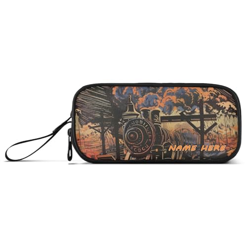 Yoogain Personalisierbares Nylon-Federmäppchen für Teenager, großes Fassungsvermögen, Schreibwaren-Organizer für High School Teens von Yoogain