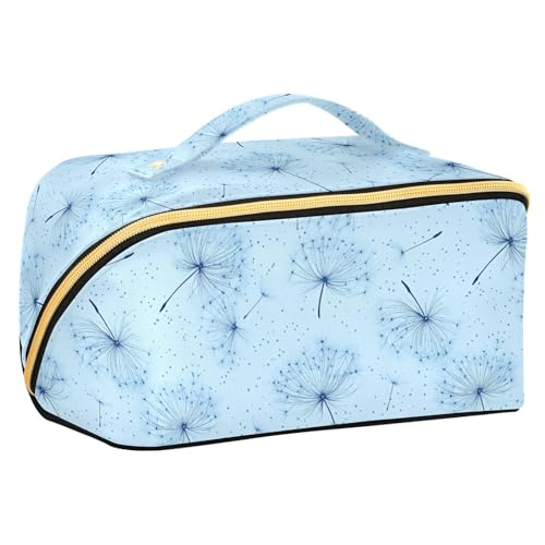 Yoogain Pusteblume Glory Bluravel Tasche mit Trennwänden, große Kosmetiktasche für Damen, vertikal, freistehend Yoogain Pusteblume Glory Bluravel Tasche mit Trennwänden, große Kosmetiktasche für Damen, vertikal, freistehend von Yoogain