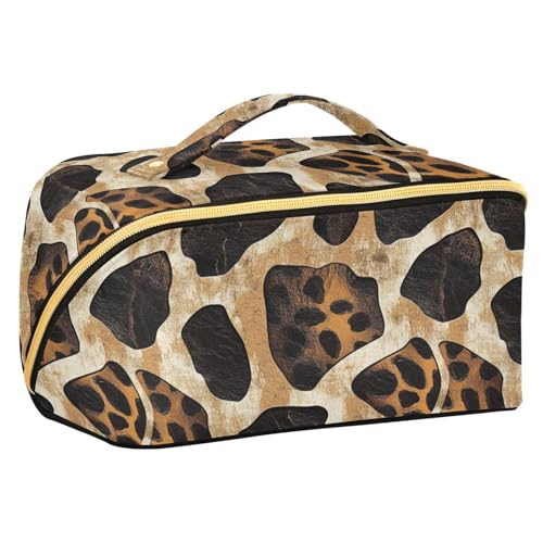 Yoogain Safari-Make-up-Tasche mit Trennwänden, tragbar, für Damen, mit Fächern und Griff Yoogain Safari-Make-up-Tasche mit Trennwänden, tragbar, für Damen, mit Fächern und Griff von Yoogain