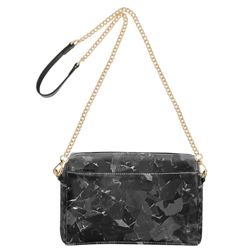 Yoogain Unregelmäßige Umhängetasche mit grauen Punkten für Damen, veganes Leder, wasserdichte Schulter-Handtasche für Reisen Yoogain Unregelmäßige Umhängetasche mit grauen Punkten für Damen, veganes Leder, wasserdichte Schulter-Handtasche für Reisen von Yoogain