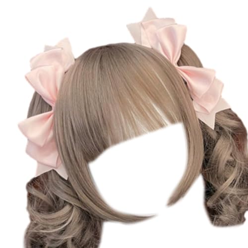 1 Paar niedliche Haarspange mit 3D-Schleife, Haarnadel, Haarnadel, weibliche Dienstmädchen, Cosplay, modisches und einzigartiges Haar-Accessoire, Haarspange von Yooghuge