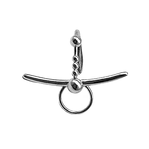 1pc Lippenring Gefälschte Piercing Chirurgische Kupferclip Septum Hoop Mund Nicht Pierender Punkmanschette Frauen Körperschmuck Lippenmanschette von Yooghuge