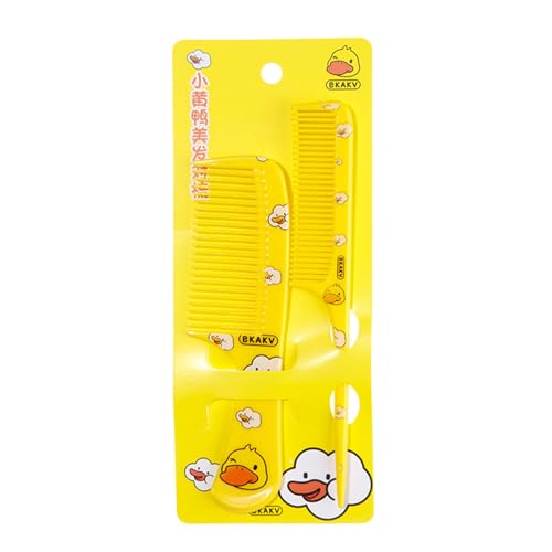 2pcs Kinder Haarkämme Set Cartoontiere Kinder Friseur Kamm Mit Spitzem Schwanz Der Breite Zähne Zahnlos Kamm Trennen von Yooghuge