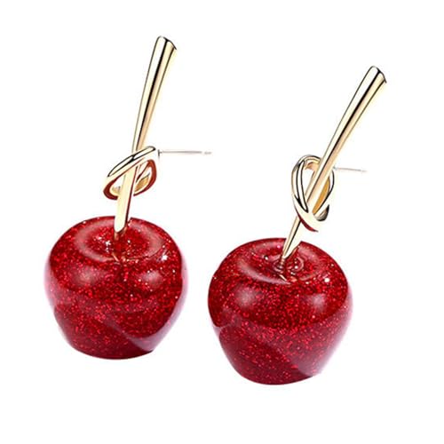 Appled Blossoms Ohrringe Delikate Legierungsblumen Designs Bequemer Ohrschmuck Ideale Geschenke Für Freunden Und Familienäpfel Ohrringe Für Frauen von Yooghuge