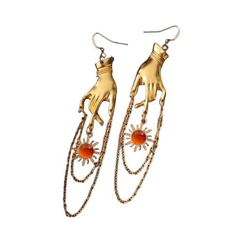 Bequeme Tragen Sonne Party Ohrringe Schöne Goldarmband Anhänger Ohrringe Dangle Ohrhaken Für Modebegeisterte Frauen Mode Ohrschmuck von Yooghuge