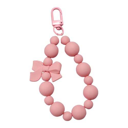 Bowknot Schlüsselbund Anhänger Perlen Keyring Tasche Charm Sweet Bows Handtasche Charm Creative Car Schlüsselbund Für Beuteldekoration Perlen Bowknot Keyrings Anhänger Rucksackautos Schlüsselkette von Yooghuge