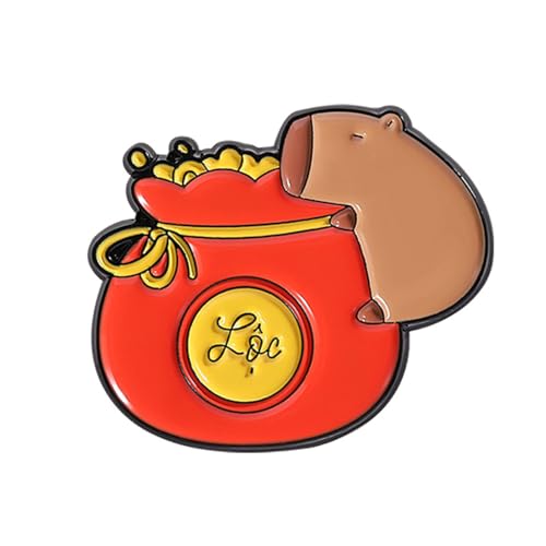 Capybaras Design Legierung Broschen Für Geschenkvertreibung Fashion Decoration Anime Styles Pins Kreatives Rucksack Charme Geschenke Capybaras Brosche Set von Yooghuge