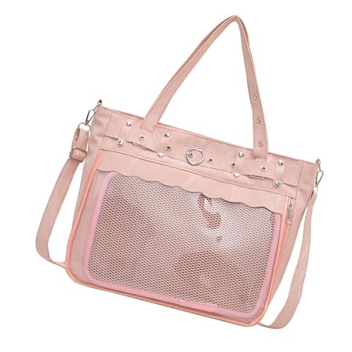 Edgy Punk Styles Clear Crossbody Tasche Große Kapazität PU Umhängetasche Mode Handtasche Freizeittasche Für Frauen Nacht Out Alternative Crossbody Edgy Punk Styles Clear Crossbody Tasche Große Kapazität PU Umhängetasche Mode Handtasche Freizeittasche Für Frauen Nacht Out Alternative Crossbody von Yooghuge