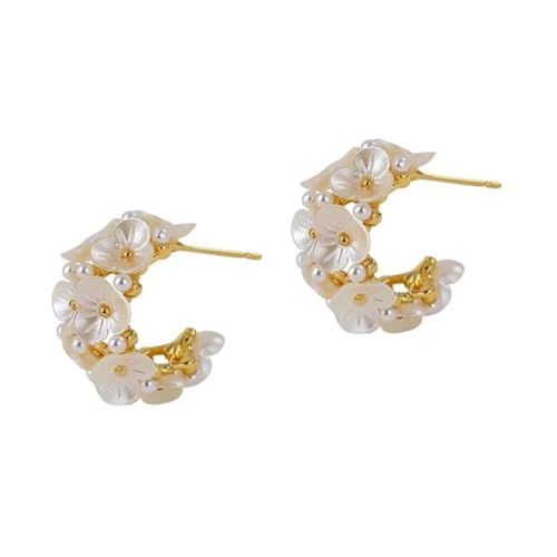 Einzigartige Blumenebenen Ohrringe Wasserdichte Ohrringe Mode Ohrschmuck Legierung Textur Geeignet Für Verschiedene Anlass von Yooghuge