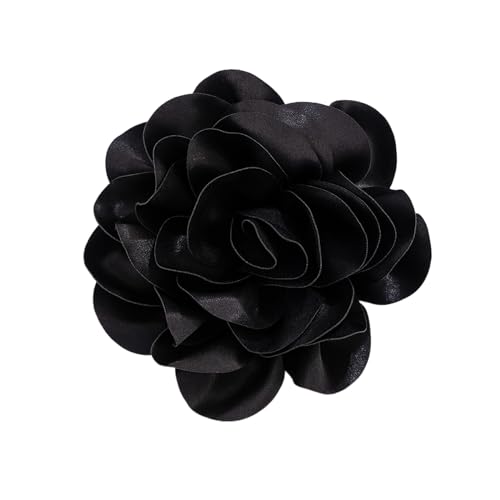Elegante Große Blumenanlagernadel Schöne Stoff Lappel Pin Zart Brosche Schmuck Für Arbeit Und Geschäft Einzigartiges Accessoire von Yooghuge