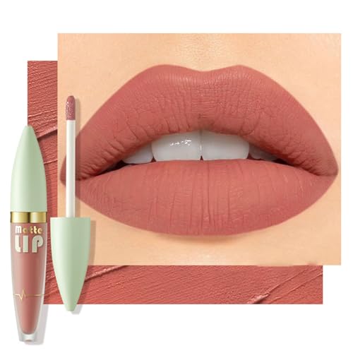 Flüssiger Lippenstift Für Frauen Die Dauerhaft Hochpigmentierte Lippenfarbe Schmudgedes Und Wasserdichtes Glanz Leichtes Make Up von Yooghuge