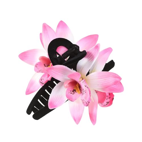 Haarklammer für Damen, Kunstblumen-Haarspange, Bananen-Clip, Haarklammer, Haarspangen, dekorative Haarspange, Blumen-Haarspange von Yooghuge