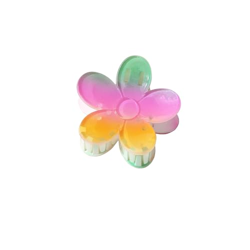 Haarklammer für Damen, bunte Blume, Haarspange, Bananenklammer, Haarklammer, Haarspangen, dekorativer Clip, leichte Haarspange von Yooghuge