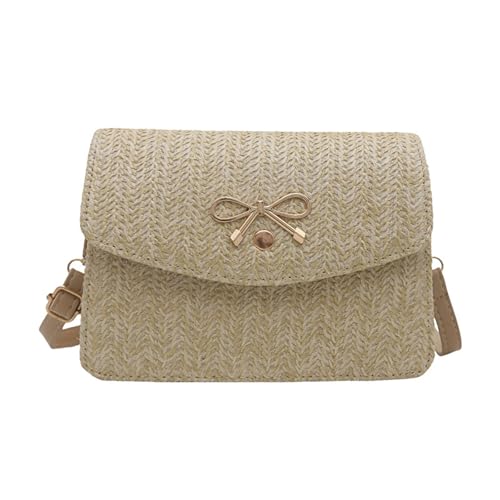 Kleine Quadratische Strohbag Fashion Crossbody Bags Mit Verstellbarer Gurt Schulter Geldbörse Für Partys Und Verbesserung Der Leichten Satchel Der Outfits von Yooghuge
