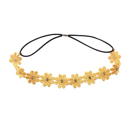 Kopfschmuck mit Blumenmuster, Bälle, Geburtstag, legere Kopfbedeckung, elegante Blume, Haarschmuck, Kopfbedeckung, bunte Stirnbänder für Kinder von Yooghuge