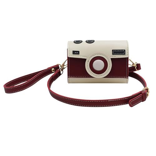 Korean Styles Crossbody Tasche Für Frauen PU Leder Schulterkamera Form Messenger Mode Handtasche Telefon PU Leder Schulter Kamera Form Crossbody Trend Messenger von Yooghuge